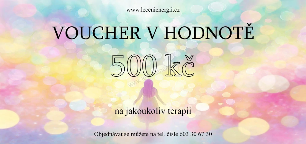 VOUCHER na terapii v hodnotě 500 Kč