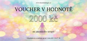 VOUCHER na terapii v hodnotě 2000 Kč